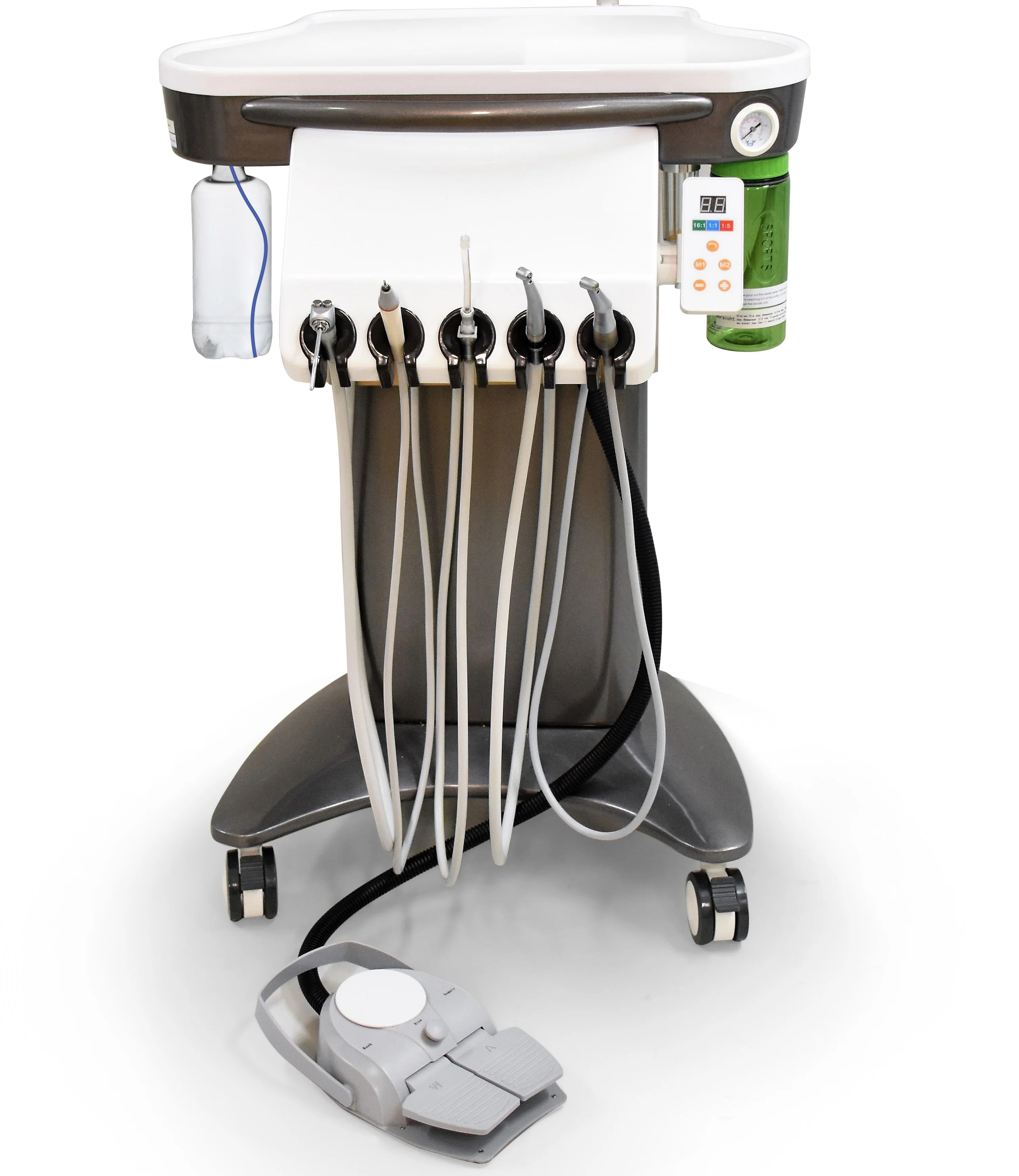dental movable cart instrument platform cart with treatment functions