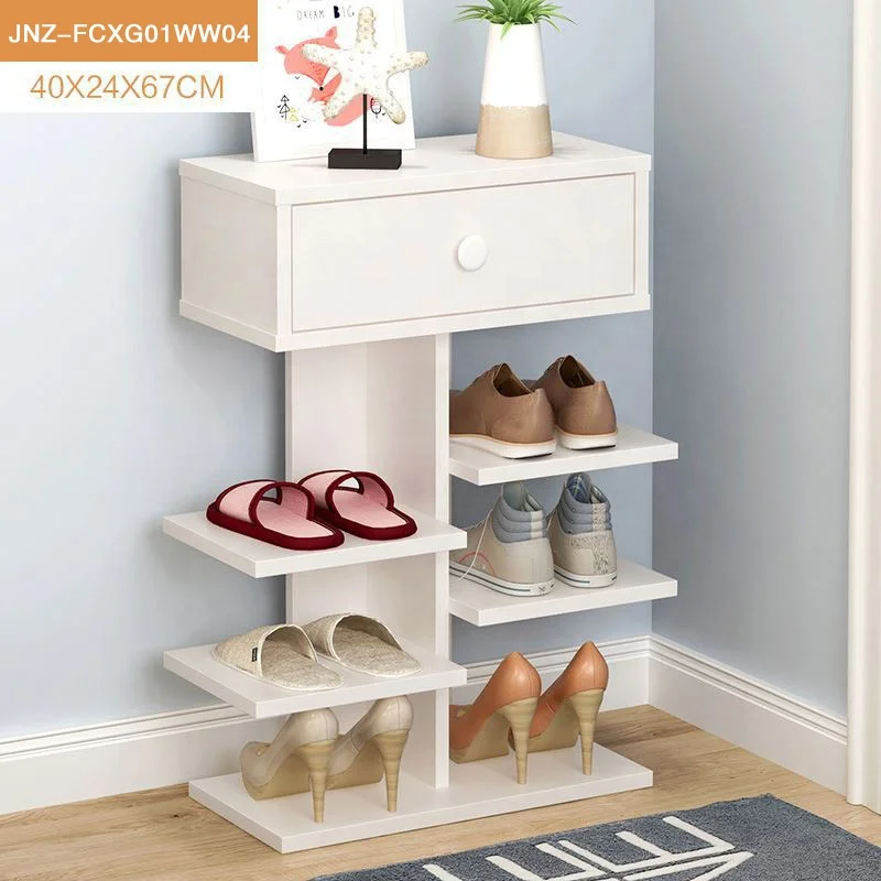 
Simple Multi-Tier Shoe Rack Storage Wooden Stackable Shoe Shelf Storage Organizer For Entryway,Hallway and Closet 