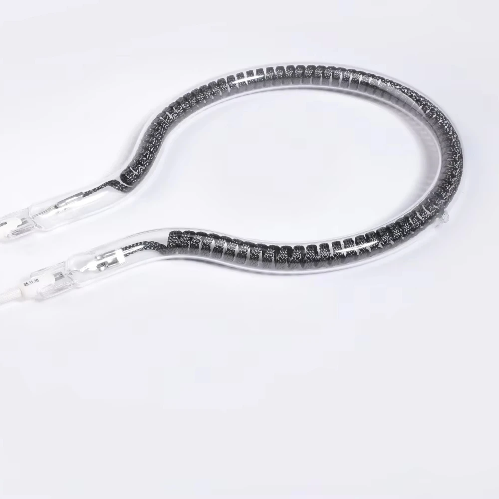 OEM ODM halogen Heating element tube carbon fiber heater lamp Quartz glass quartz heating tube heating lamp