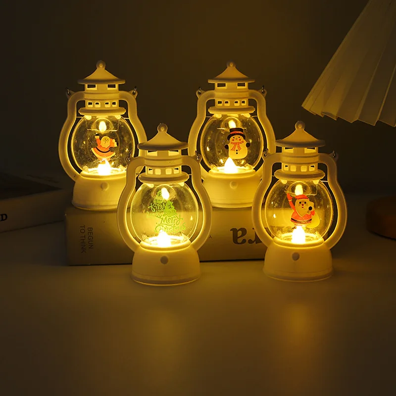 Wholesale Christmas Holiday Handheld Lamp Light Kerosene Lamp Retro Oil LED Lamp Thanksgiving Party Banquet Handheld Night Light