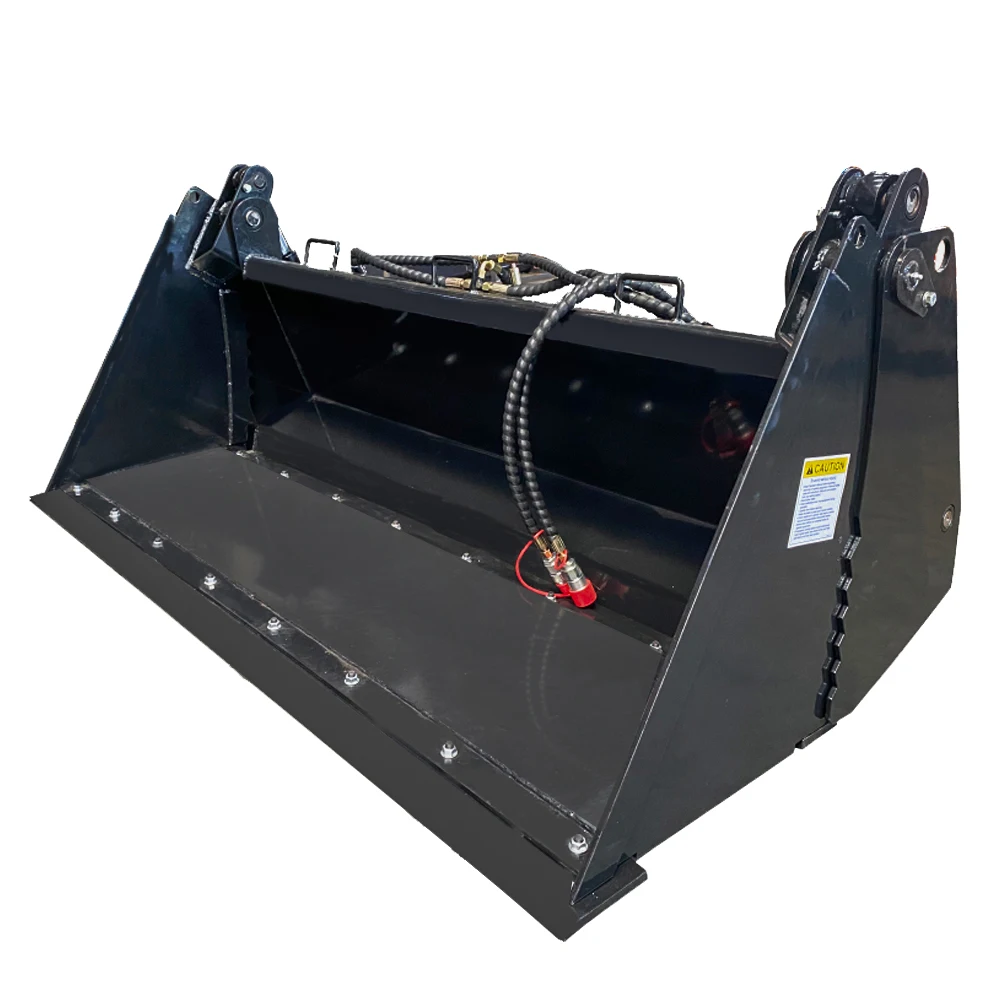 Professional Manufacture Wheel Loader 4 In 1 Rock Bucket For Skid Steer Loader