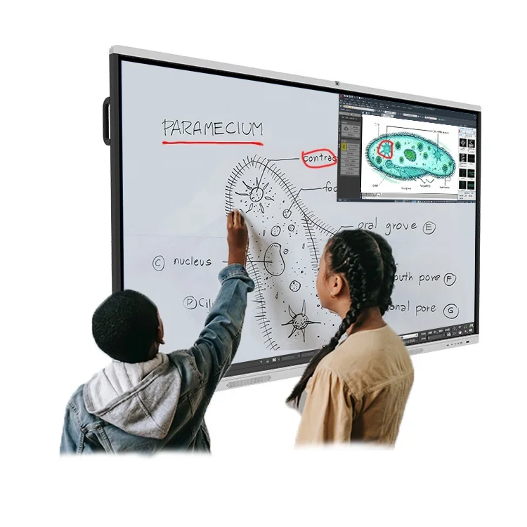 HDFocus OPS Interactive TV Touch Screen Whiteboard Interactive Flat Panel Smart Interactive Digital White Board Electronic