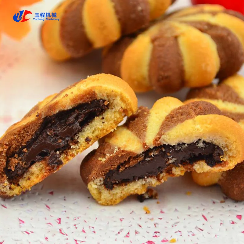  Yucheng машины двойной цвет заполнены печенье делая
