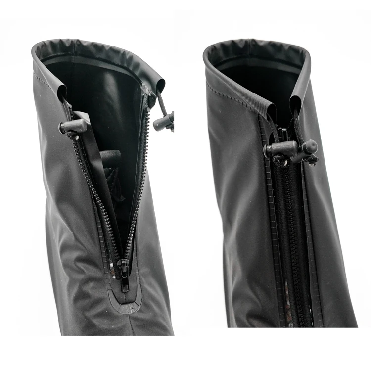 Silicon Protective Rain Shoe Cover Anti Slip Reusable Rubber Black Custom Waterproof Silicone Shoe Covers
