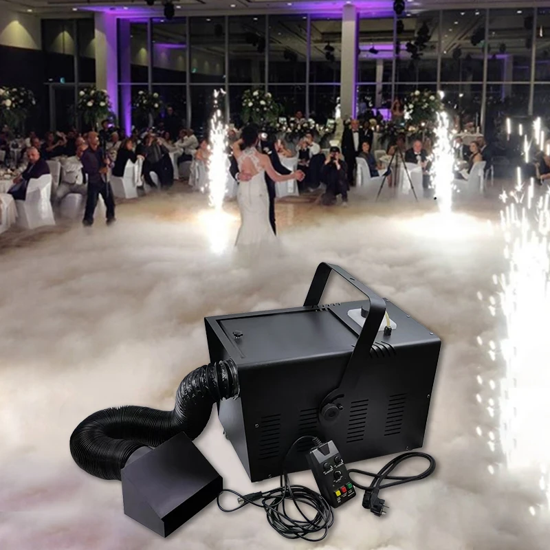 portable low lying fog machine dry ice party wedding dance in cloud low fog mini smoke machine