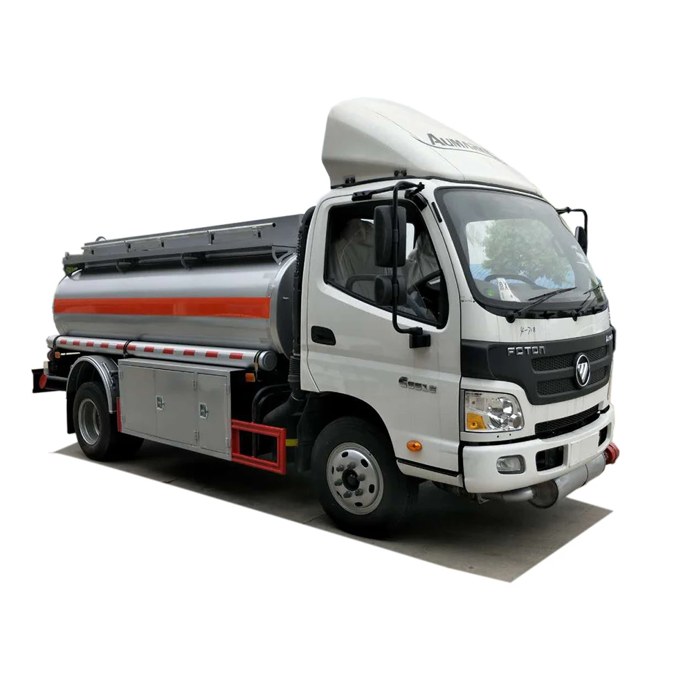 Foton 4000 Liters  Diesel / Petrol Refuel Vehicle  6 Wheels  LHD RHD  Mobile  Fuel Truck For Sale