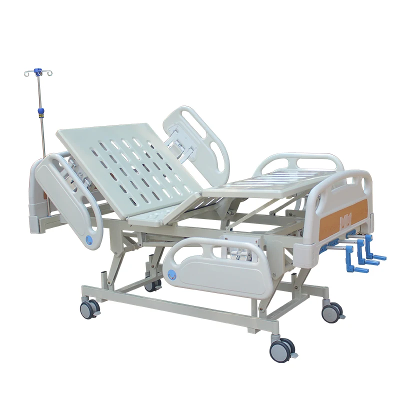 Cheap Price Patient ABS Side Rail 3 Cranks Hospital Bed  For Sale