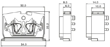 wire through panel terminal connector spring pushin taiwan motor marine battery miniature terminal block wire connector