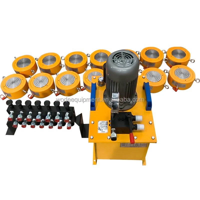 STQ series 630 800 1000 Stroke 100-500 mmTon Heavy Duty Jack-up system Jack-up Hydraulic Cylinder