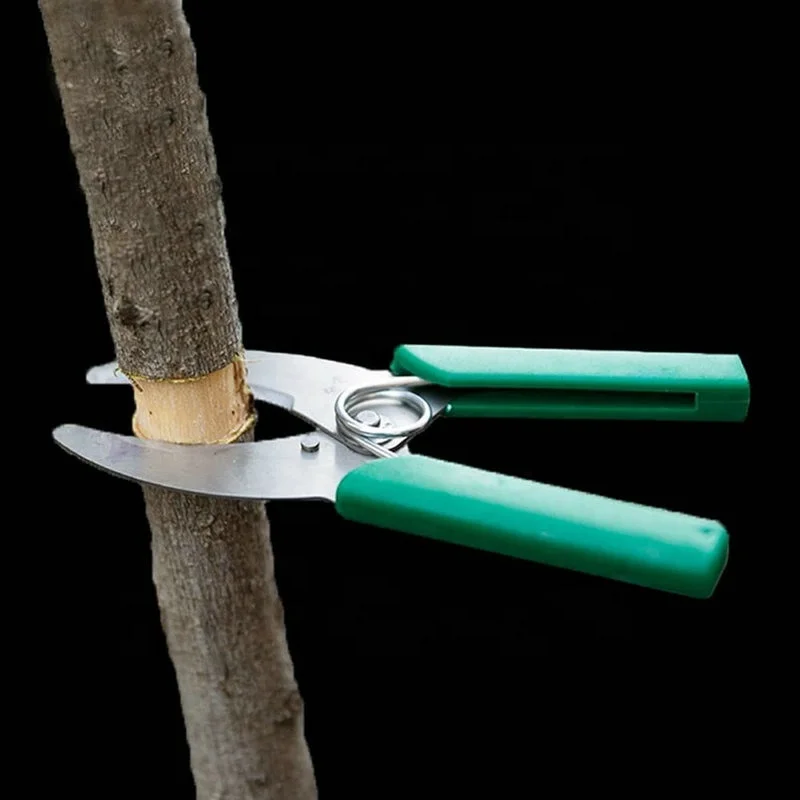 Girdling Flat Blade Serrated Ring Cutting Scissors Garden Branches Grafting Shrub Pruning Cutting Orchard Bark Tool