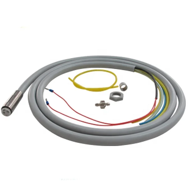 Стоматологическое оборудование alcur, 6 отверстий, оптоволоконная трубка, силиконовый наконечник, трубка, шланг