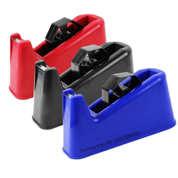 Factory 3 inch Desktop Tape Dispenser Adhesive Roll Tape Cutter Holder Dispenser