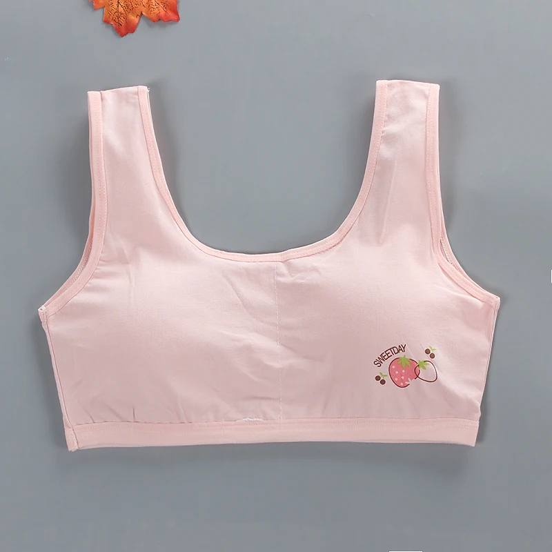 YCH sports tank top bra female students developmental cotton underwear girls bra