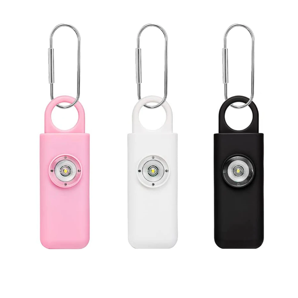 Safety Emergency Mini Portable Kids Personal Alarm Elderly Light Flashing SOS Button USB Rechargeable