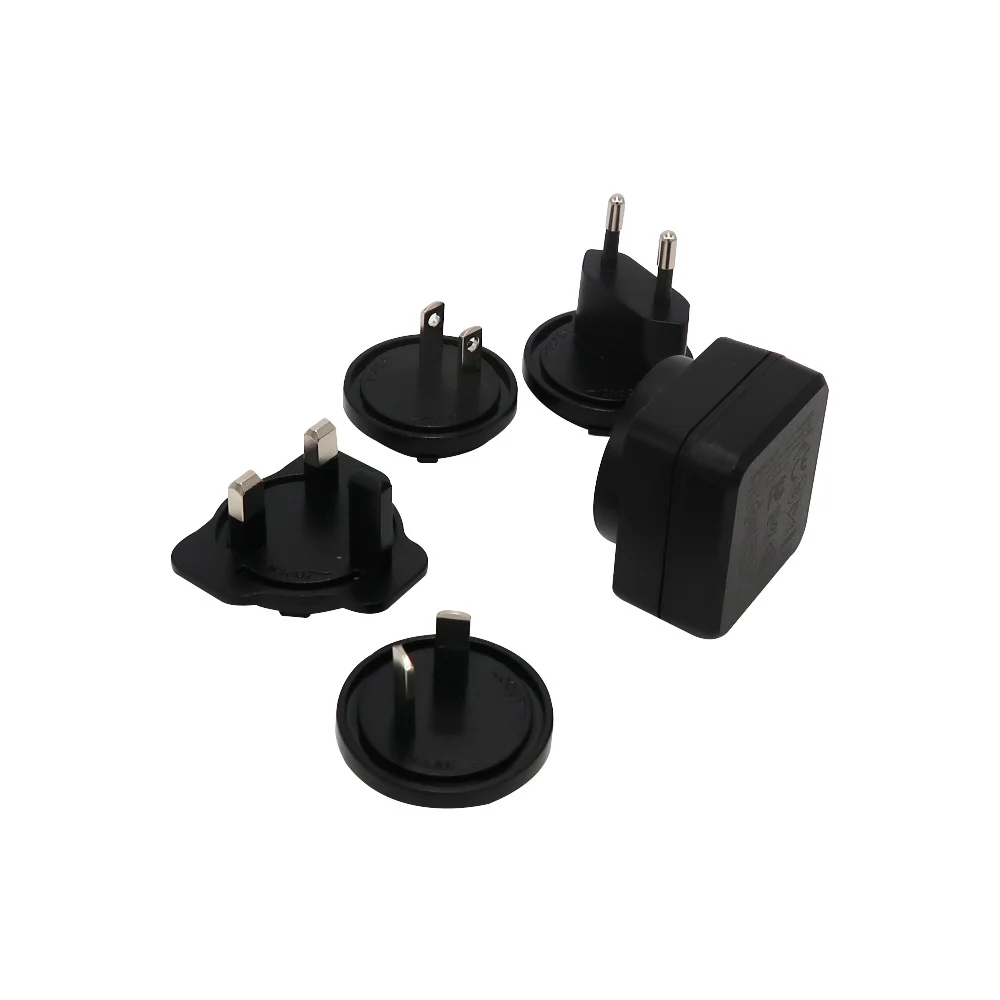 
Mobile Phone Use 5V 1A Single USB Port EU/UA/UK/US Changeable Plug Universal Travel Power Adapter 