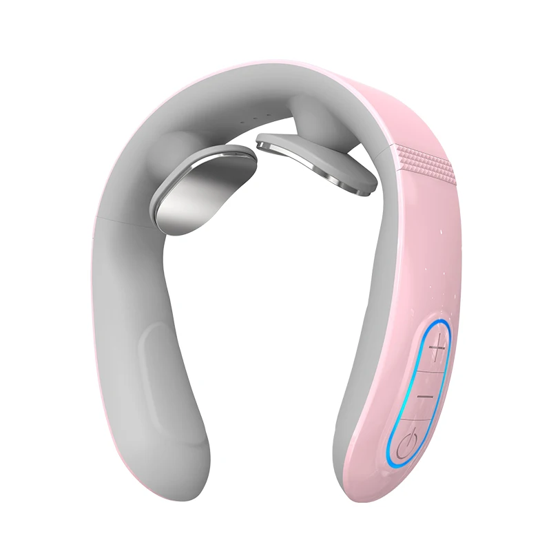 Portable Electric Mini EMS Cervical Spine Back Pulse Massage Comfortable Smart Heat Neck And Shoulder Massager