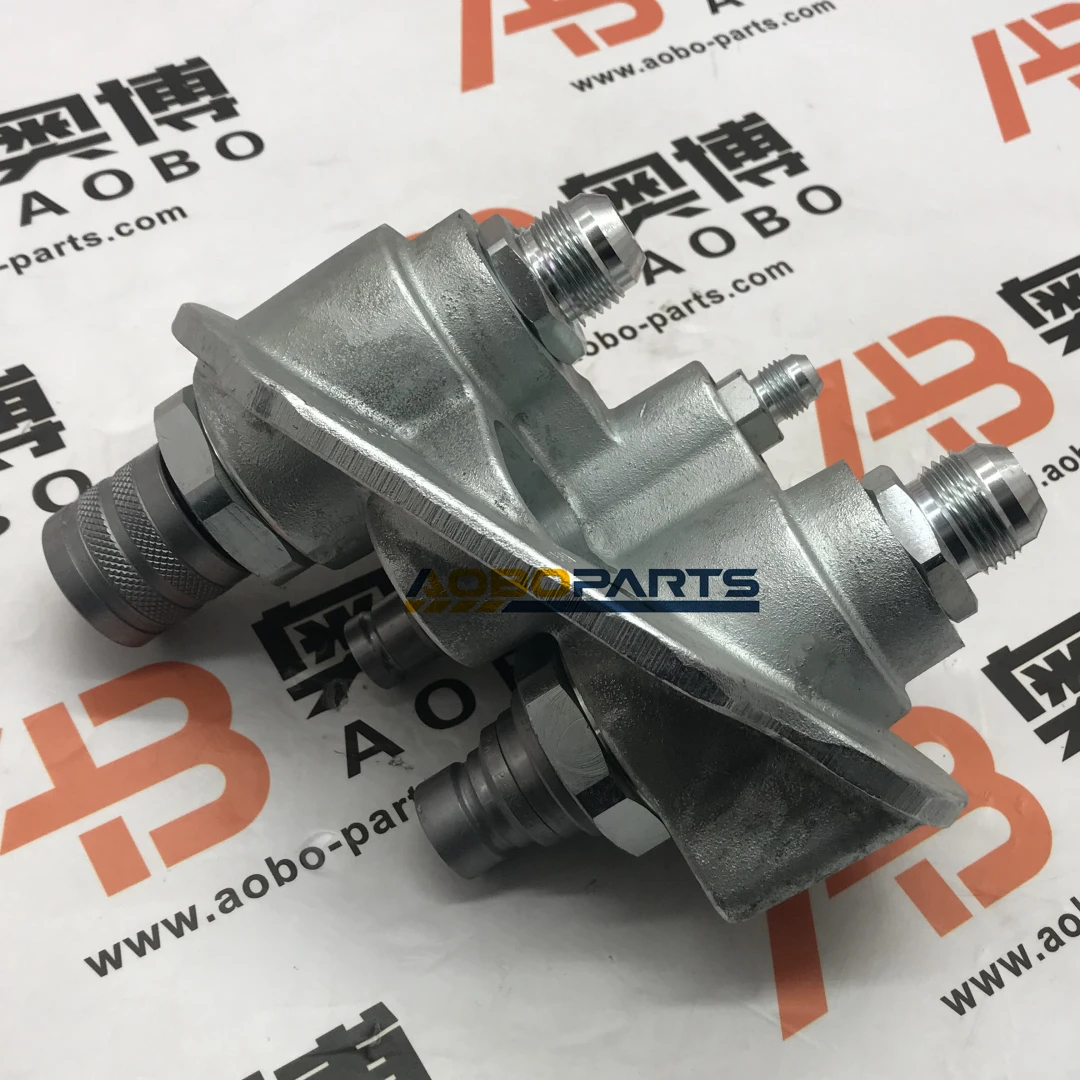 Гидравлический блок быстрой муфты в сборе 7246784 предназначенный для использования погрузчиков с бортовым поворотом компактных гусеничных и телескопов