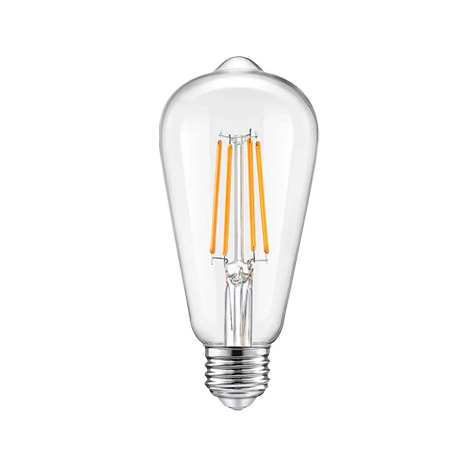 OEM Factory Price 2700K/4000K/6400K A60-ST64-G95-G125 Class A Energy Efficiency Glass Filament Light Bulb