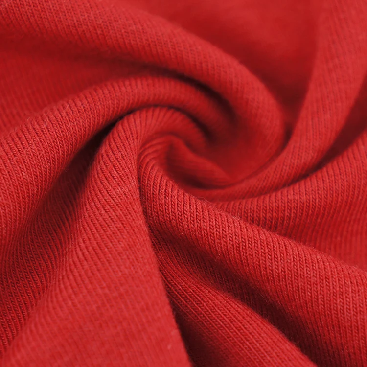 Wholesale high quality custom color Jersey textiles and Bamboo shirt printed cotton fabric