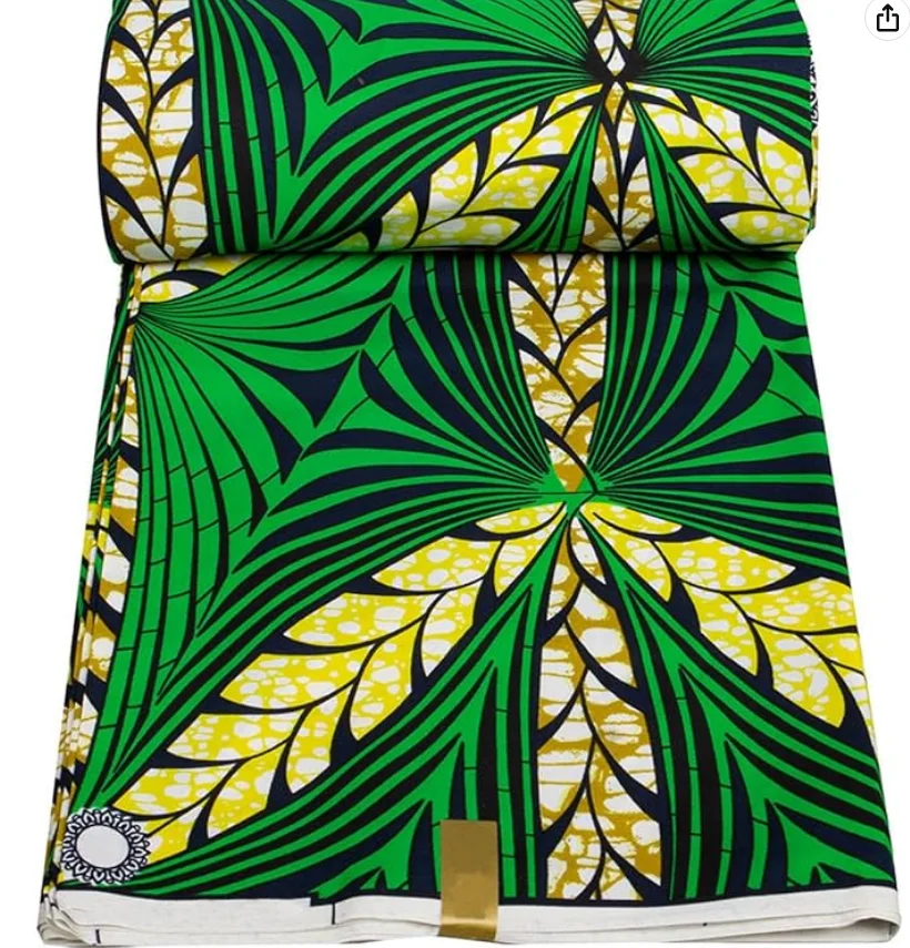 Wholesale African Wax Print Fabric Clothing Textile Material African Ankara 6 Yards Wax Prints Fabric