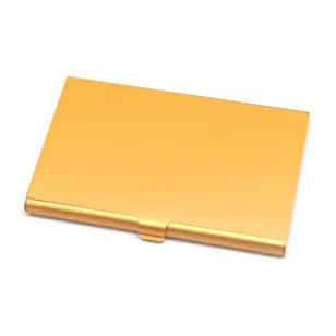 Hot Selling Metal Aluminum Bank Credit Card Holder Business Card Holder Wallet Case With Custom Logo