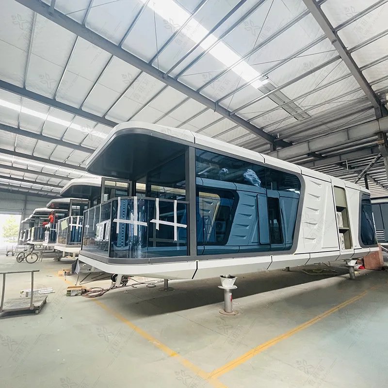 Furnished Luxury Mobile Toilets Festival Tuinhuis Mobilhome Prefab Building Apartment Osb Marketing Advertising Inflatable