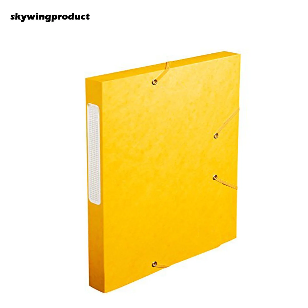 
skywingproduct Factory High Quality Colorful A4 Elastic Bands 3-Flap Recycled Folder With 25Pcs Per Box For Office and School 