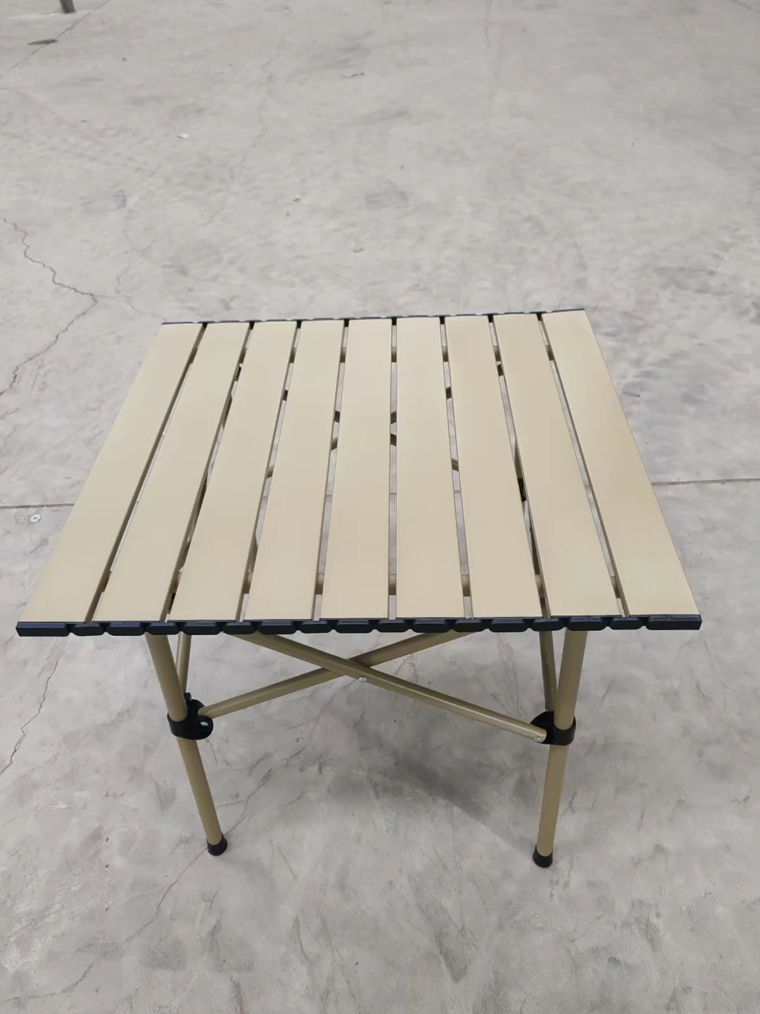 Modern Outdoor Folding Carbon Steel Picnic Table and Chairs Portable Camping Dining & Kitchen Table Set