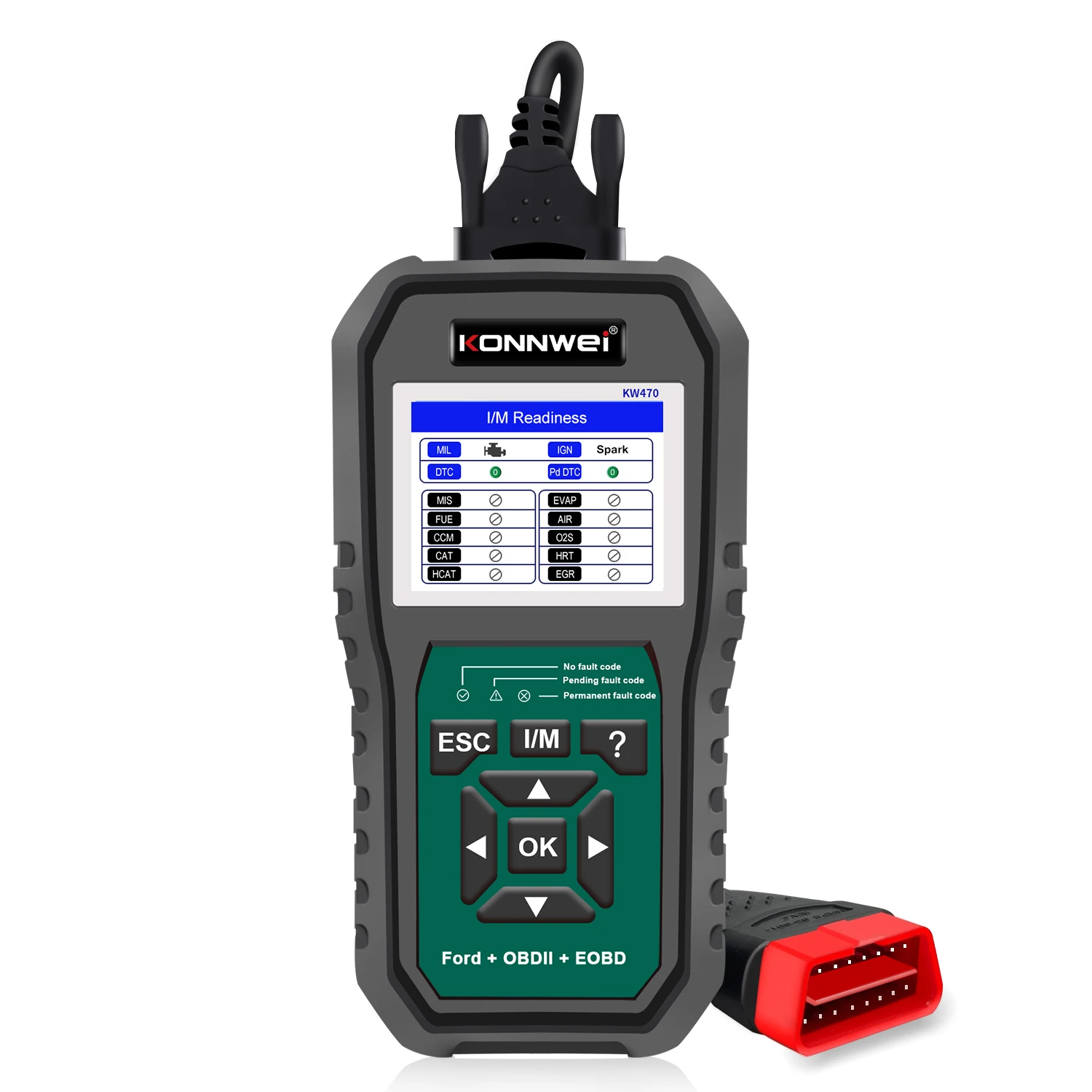 New Arrival KW470 Full System ABS SRS Oil Reset TPMS BMS Escaner Automotriz for Ford Lincoln Mercury