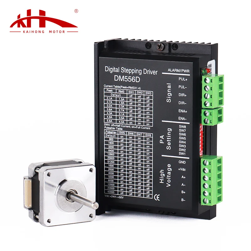 Kaihong 39byg Stepper Motor 3 Kit Cnc Nema16 Closed Loop Motor 4.5n 8.5n 12n Hybrid Nema 16 With Dm556d Drivers