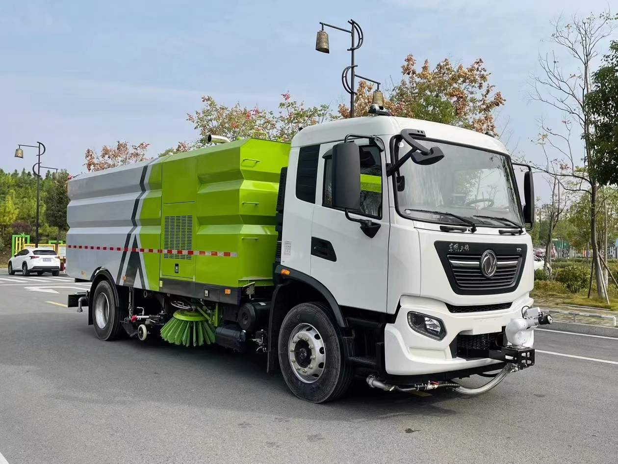 ISUZU 9 ton road washing sweeper truck