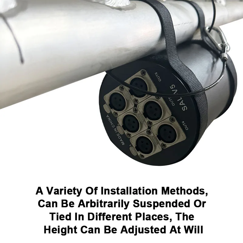 Igracelite 6-Way DMX512 RDM Distributor And Amplifier Mini Dmx Splitter For Stage Lighting