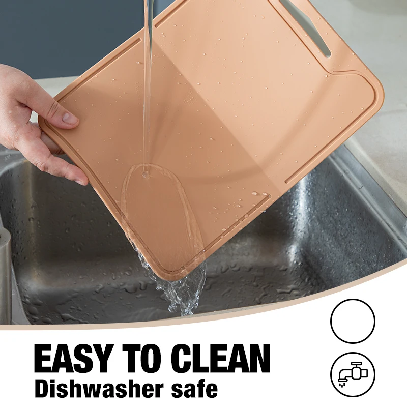 No Slip Professional Collapsible Cutting Board Kitchen Silicone Folding Cutting Chopping Board