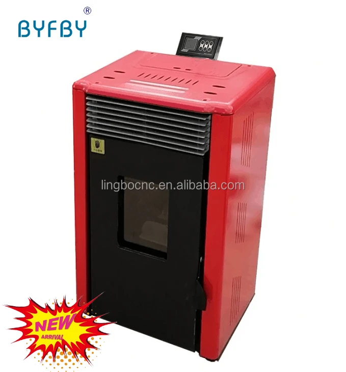 new products portable wood fireplace smokeless wood pellet stove 17.5kw