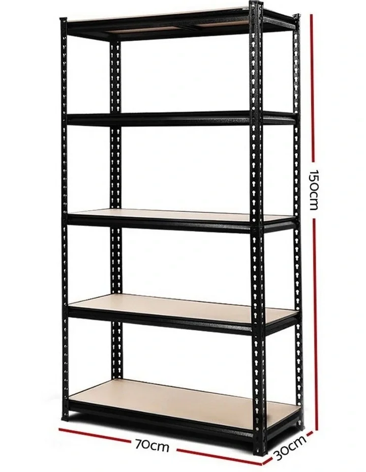 Heavy Duty 5 Tier Metal Galvanized Shelf Rack Adjustable Wire Steel Shelving Rack Knock Down Vegetable Fruit Storage Corner Rack