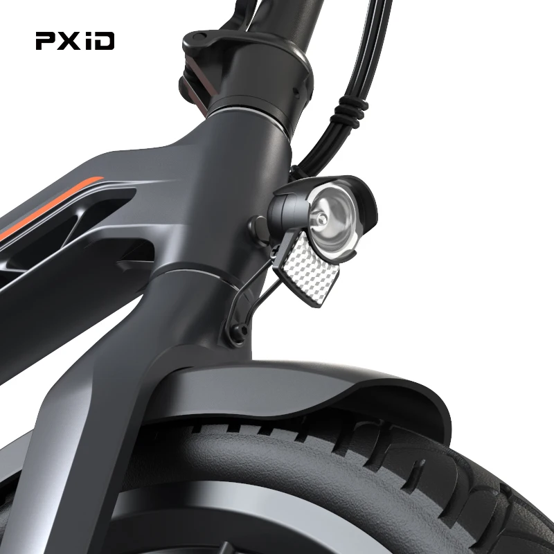 7 Speed Gear Electric Bicycle 2 Wheels 2022 Wholesale Folding Electric Bike 250W Motor  10.4Ah  E Bike with LED Display Adult