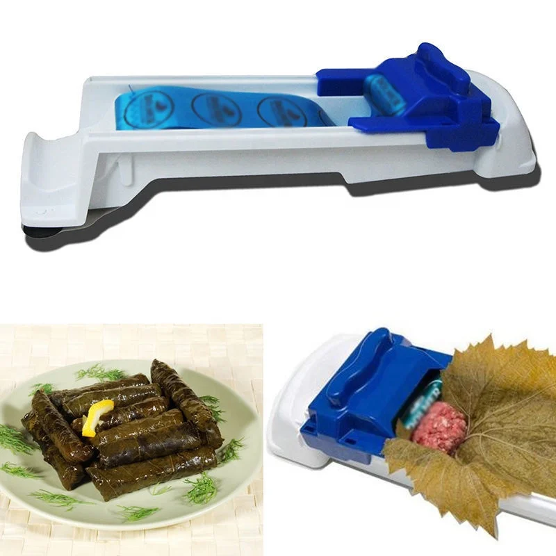 Dolmer Roller Machine Sushi Roller Vegetable Meat Rolling Tool for Beginners and Children Kitchen Diy Dolma Roller Sushi Maker