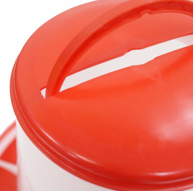Poultry plastic chicken feeder and drinker chicken water feeder