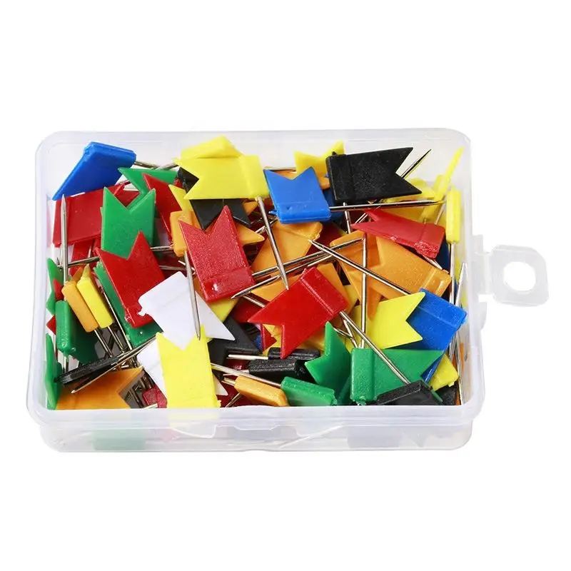 Заводская горячая распродажа 50 шт. Флаг Push Pins с высоким качеством