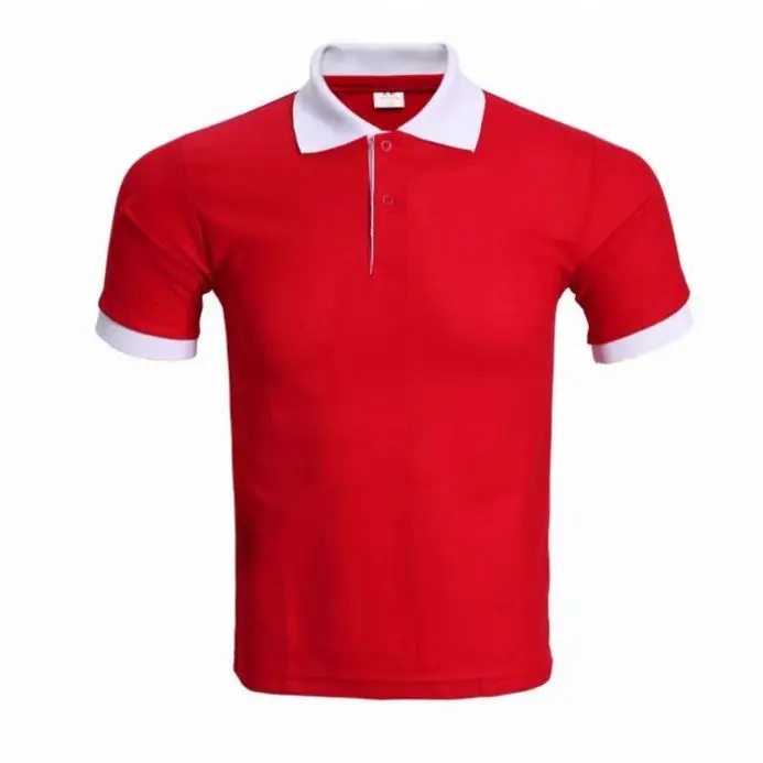 
Custom Logo Printed Promotional golf tennis Polo T Shirt Men 100% Cotton plain blank Ringer Tee 