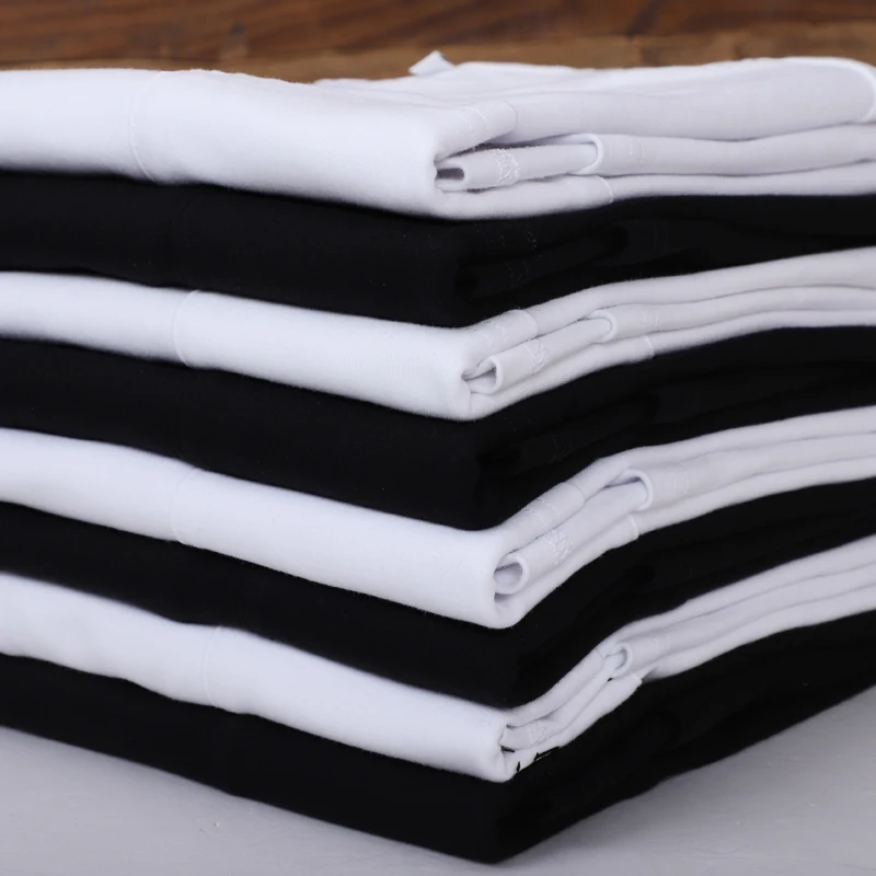 TOPKO High Quality Summer Unisex Cotton Short Sleeve Blank Plain Custom Logo Print Oversized T-shirt