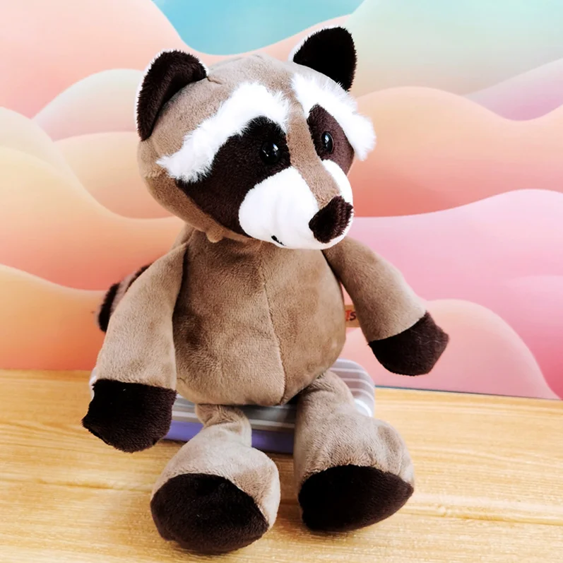 Forest Series Plush Toys for Claw Machine Toy Crane USA Market Hot Sale Raccoon