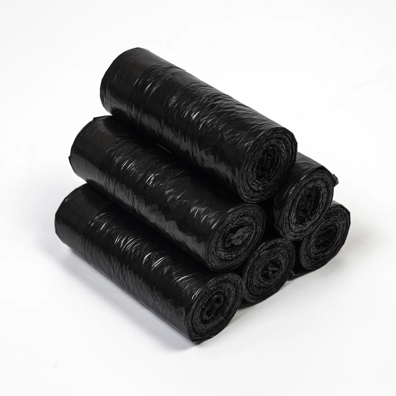 Eco Friendly Rubbish Garbage Bag Roll Heavy Duty Compostable 60 55 33 30 13 Gallon Biodegradable Plastic Drawstring  Trash Bag