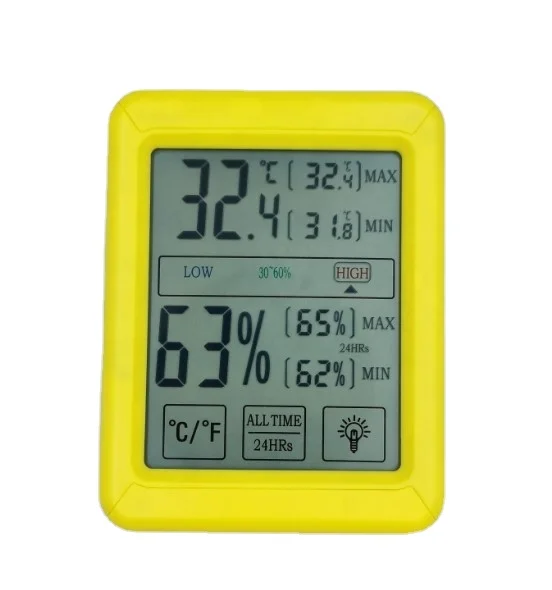 Big Backlight Digital Ambient Temperature Chicken House Poultry Farm Thermometer With Humidity