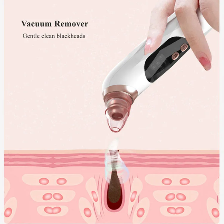 Portable Beauty Equipment Multifunction Acne Pore Machine Pore Cleaner Hot Compres Vacuum Blackhead Remover Skin scrubber