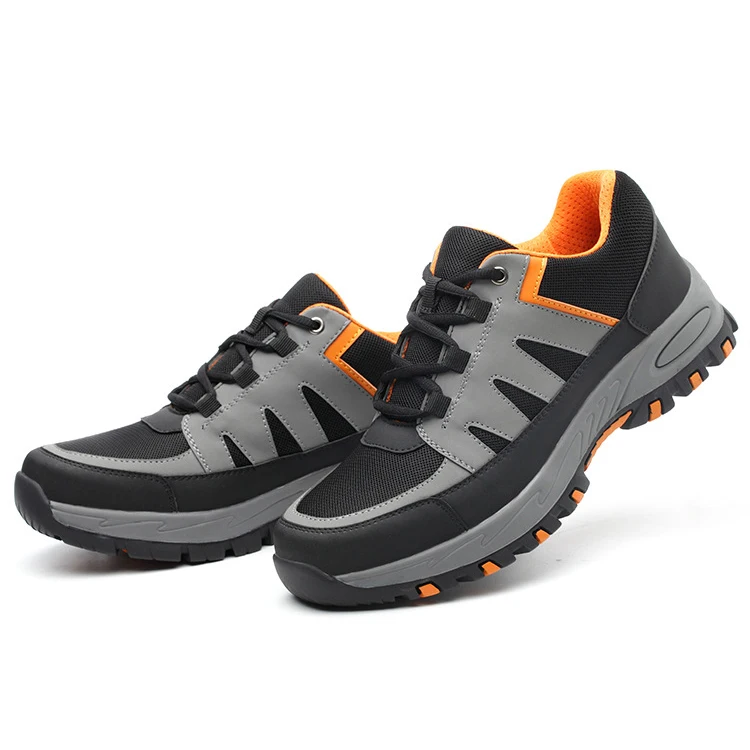 Factory Wholesale Steel Toe Shoe Thick Sole Stylish Shoes for Work Shoes Men Leather