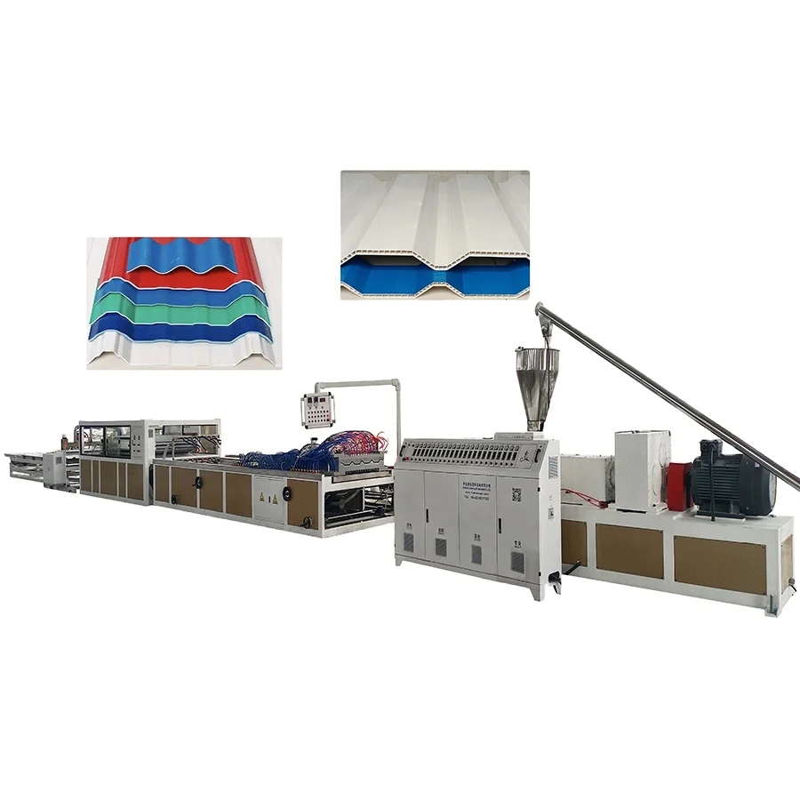 PVC Corrugated Board Machine Machinery Corrugated Board Production Line