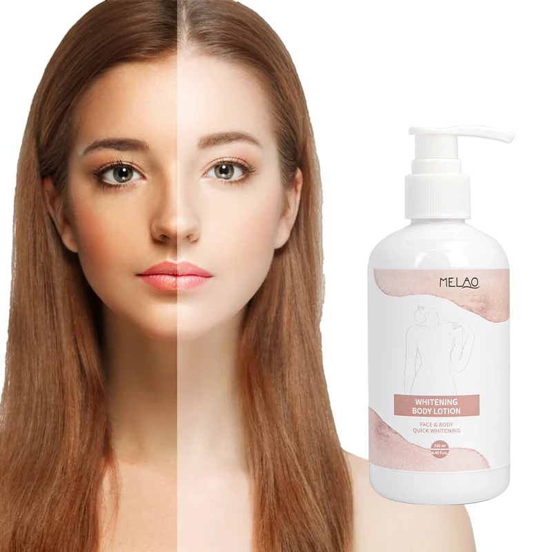 Private Label Kojic Acid Formula Organic Papaya Skin Shine Whitening Moisture Body Lotion Cream