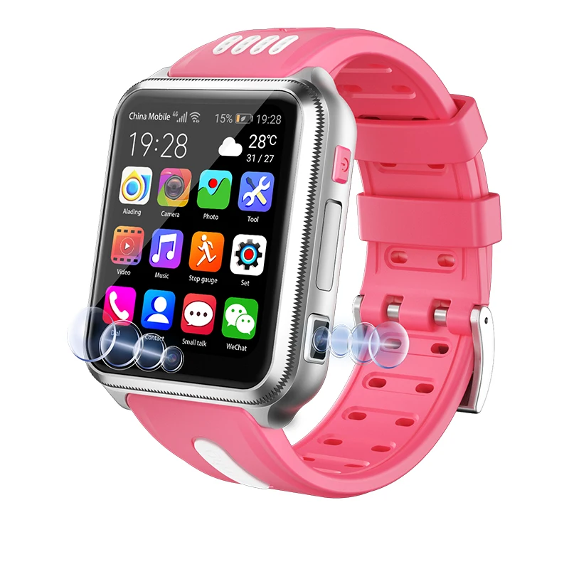Mobile Phone Children Smartwatch Android 9.0 Student Video Call Kid 4G Smart Watch W5 for kids with Gps Positioning Wifi App