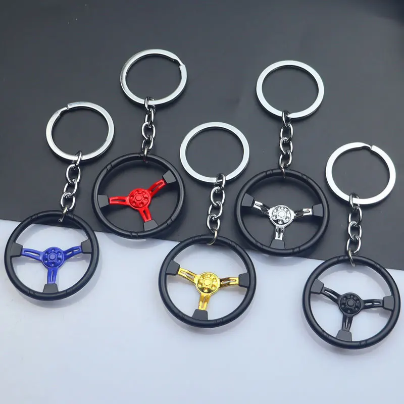 Factory Wholesale Keyring Pendant Automotive Car Shock Absorber Rotor Hub Gearbox Turbocharger Key Chain